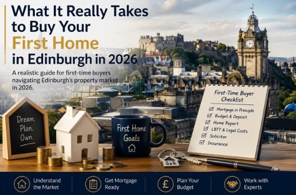 What It Really Takes to Buy Your First Home in Edinburgh in 2026
