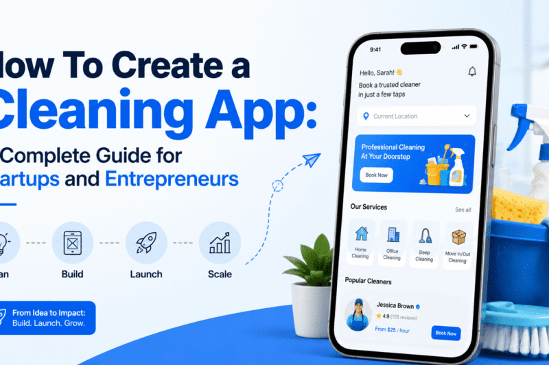How To Create a Cleaning App: A Complete Guide for Startups and Entrepreneurs