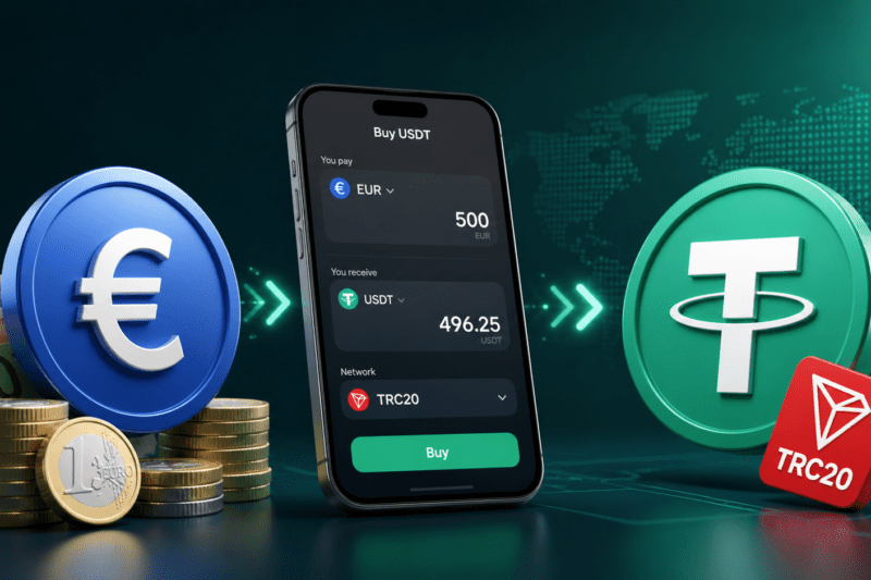 How to Buy Tether TRC20 (USDT) with Euro (EUR): A Step-by-Step Guide