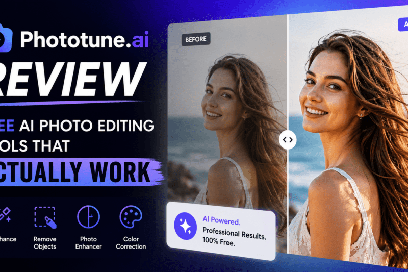 Phototune.ai Review: Free AI Photo Editing Tools That Actually Work