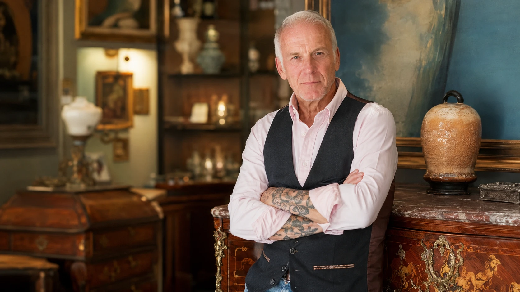 Building a Career in Antiques - ian humphries tattoos