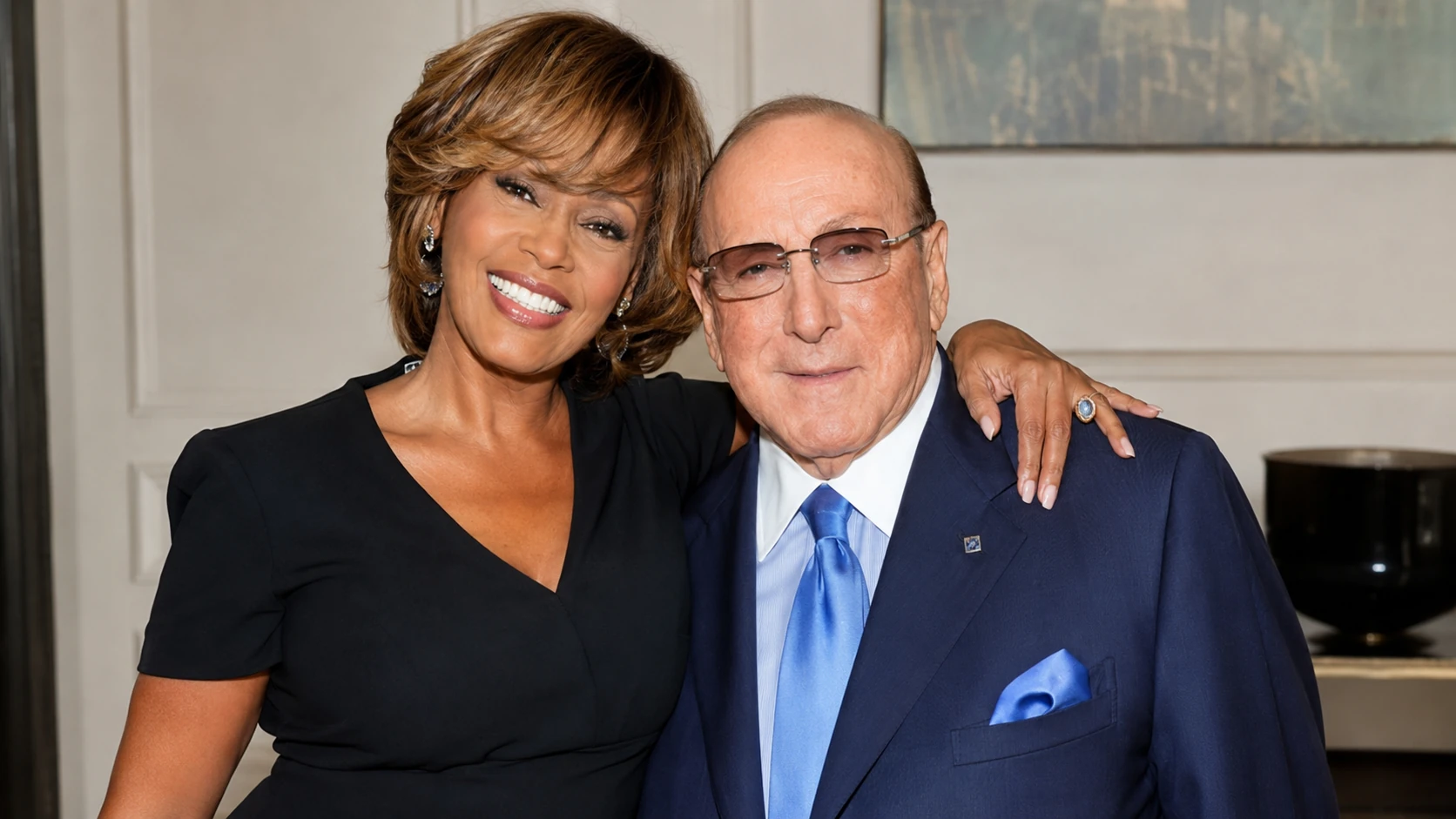 Marriage to Clive Davis - Janet Adelberg