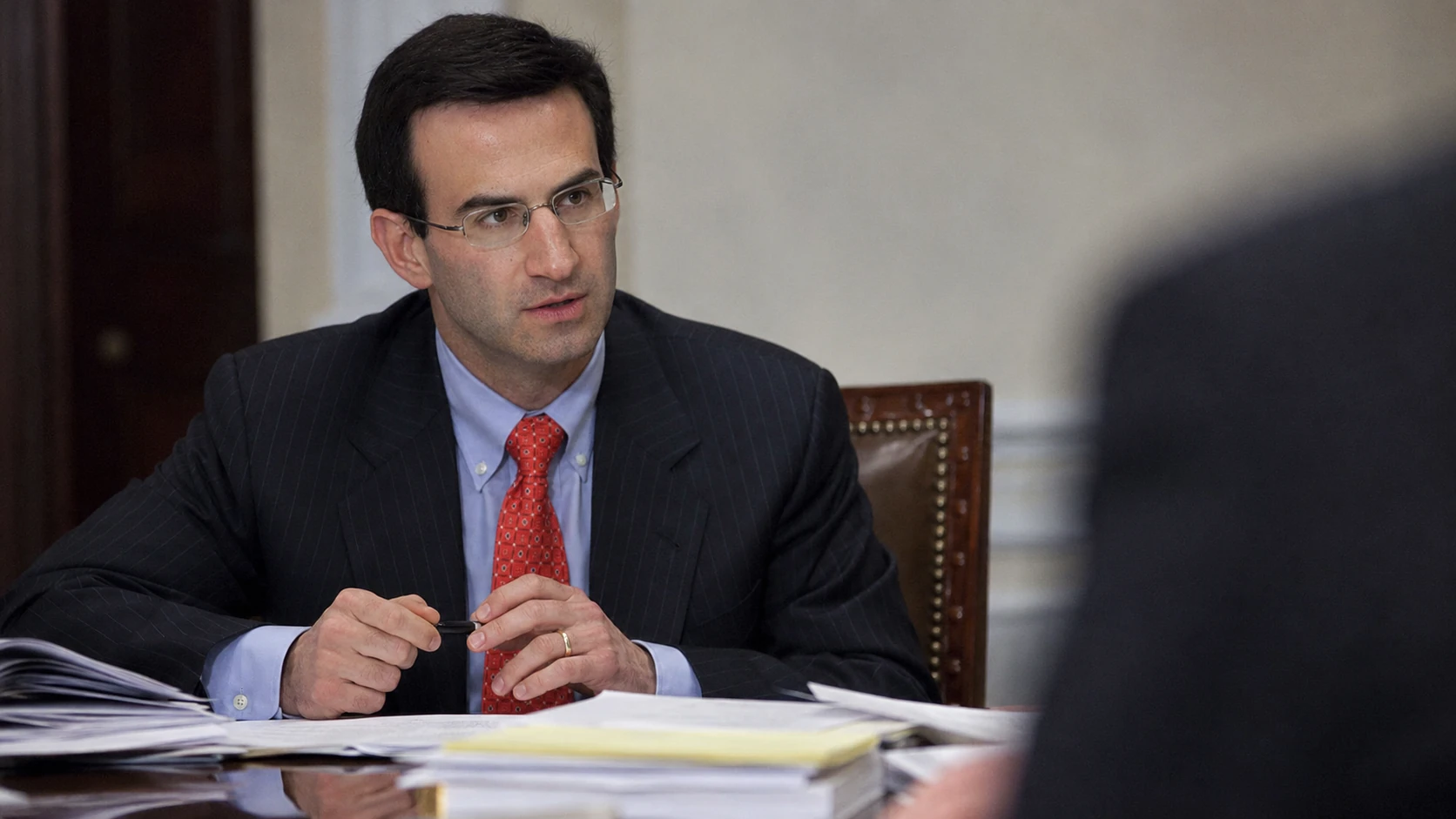 White House Budget Director - peter orszag hair