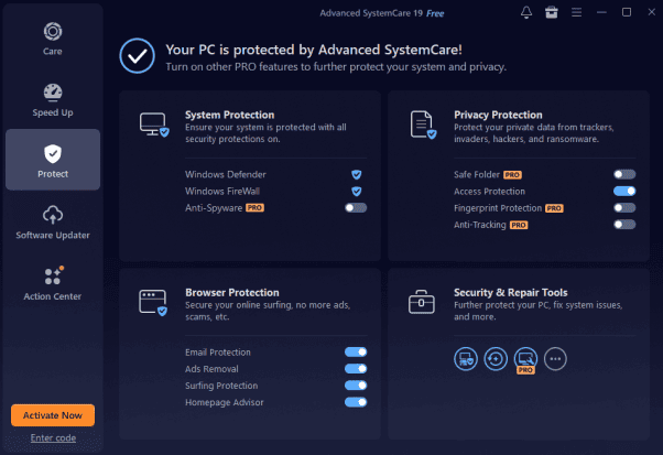 Advanced SystemCare-Protect