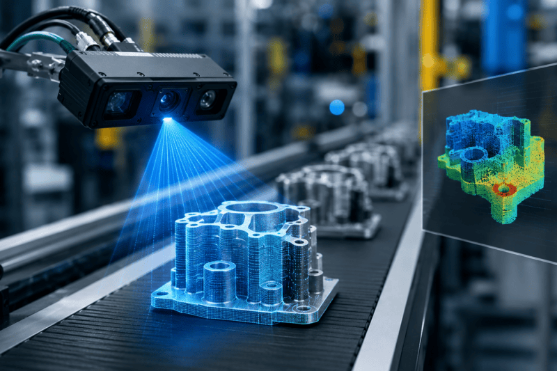 How Precision 3D Cameras Capture Depth on the Line