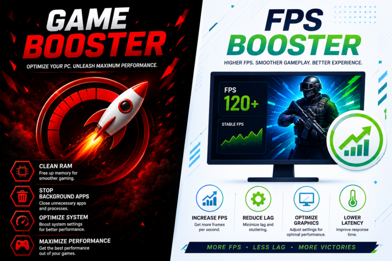 Game Booster and FPS Booster: Optimize Your PC for a Better Gaming Experience