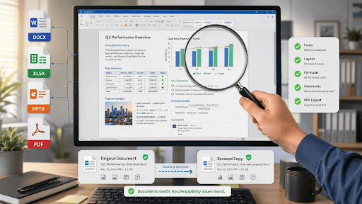 Test Document Compatibility Before Changing Your Workflow