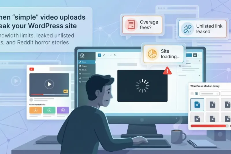 How WordPress Video Hosting and a JavaScript Player Improve Video Delivery