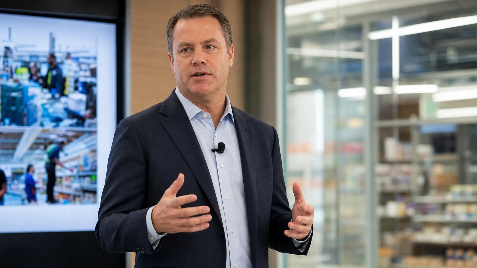 Leading Walmart - diane von furstenberg and doug mcmillon