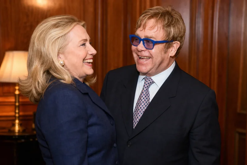 Elton John and Hillary Clinton: Their Public Connection