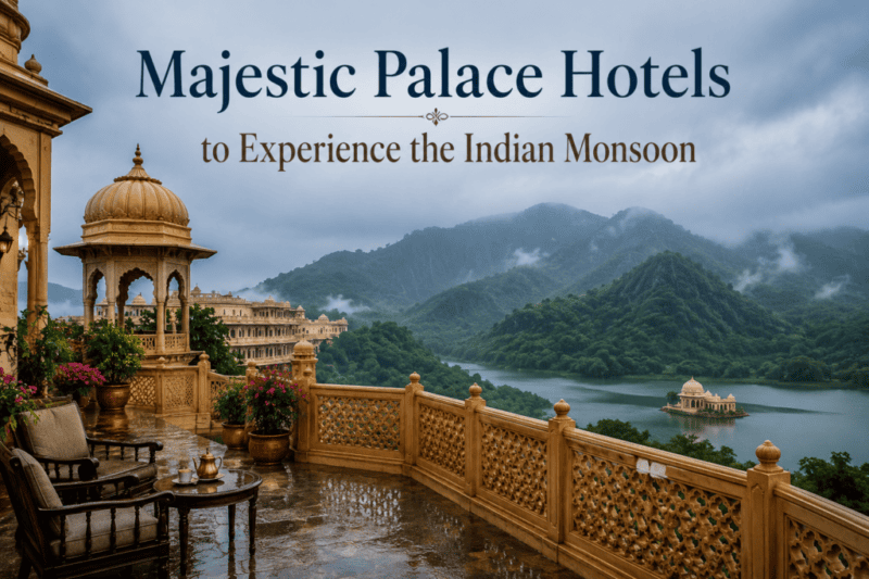 Majestic Palace Hotels to Experience the Indian Monsoon