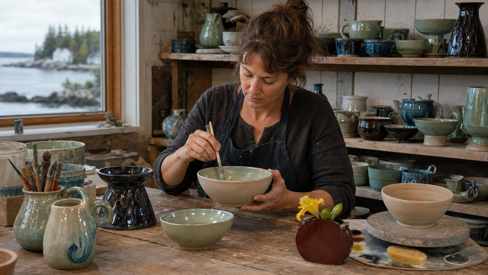 Return to Studio Work in Maine - johanna chase