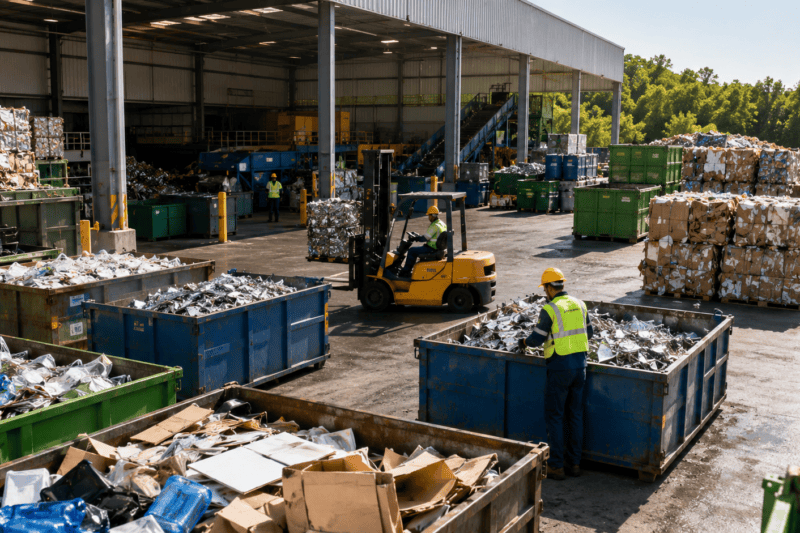 Industrial Container Recycling & Waste Management Services