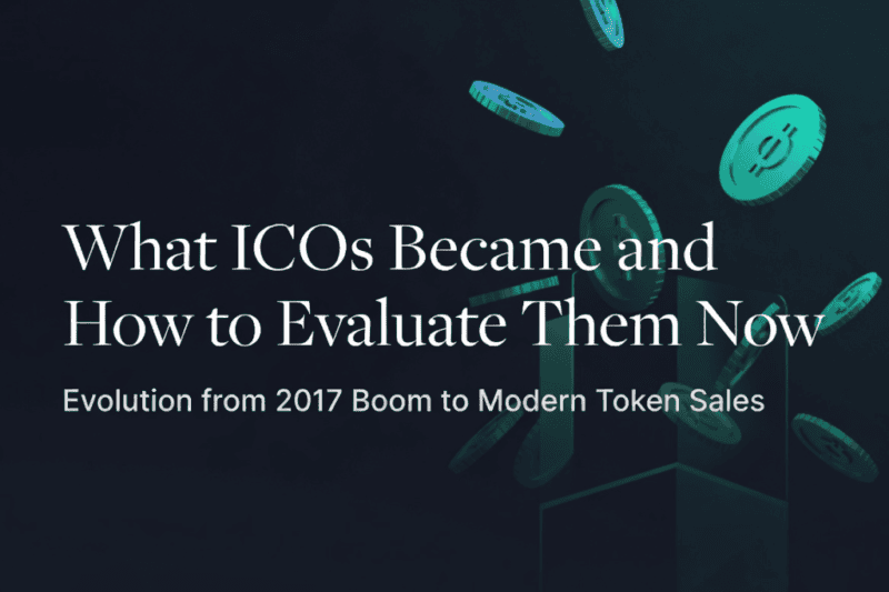 What ICOs Became and How to Evaluate Them Now