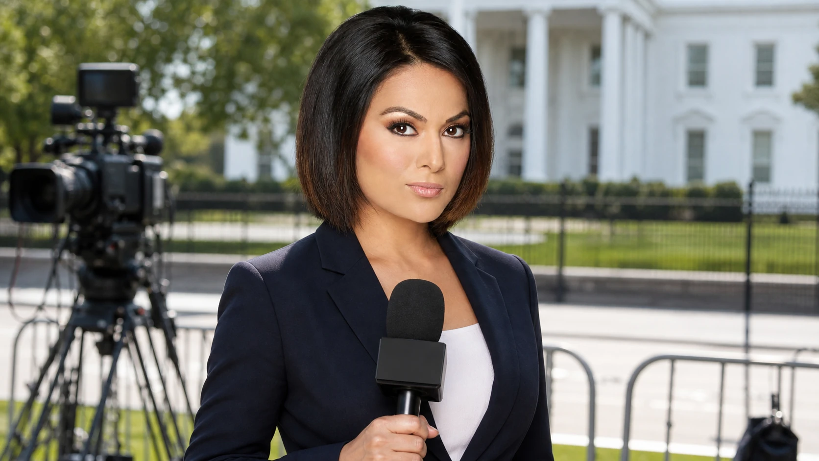 Promotion to White House correspondent and anchor - Aishah Hasnie Measurements