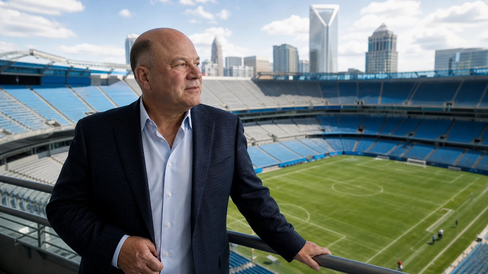 Carolina Panthers and Charlotte FC - david tepper and kate winslet