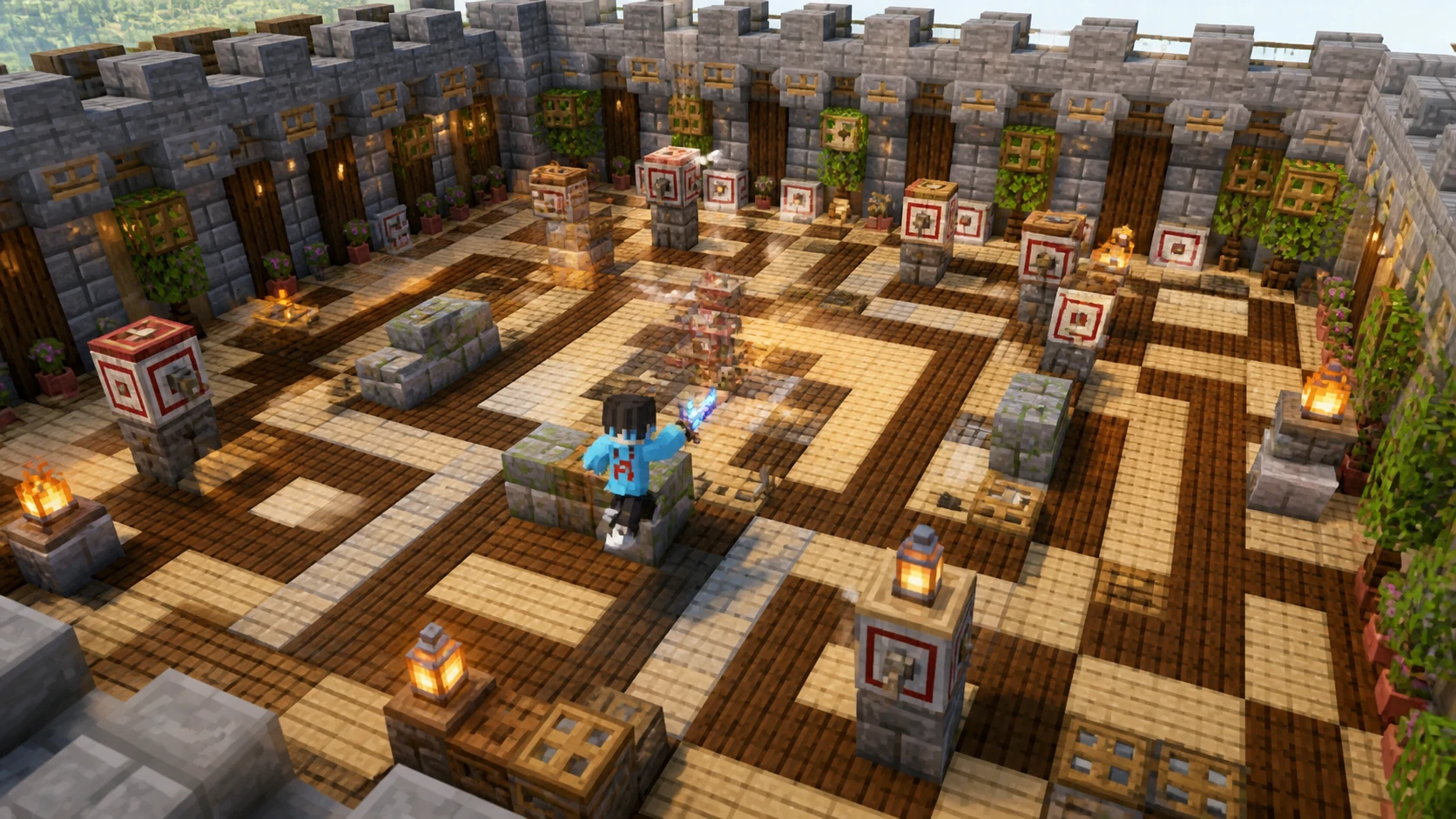 How a PlayBattleSquare-Style Minecraft Mode Could Work - minecraft playbattlesquare
