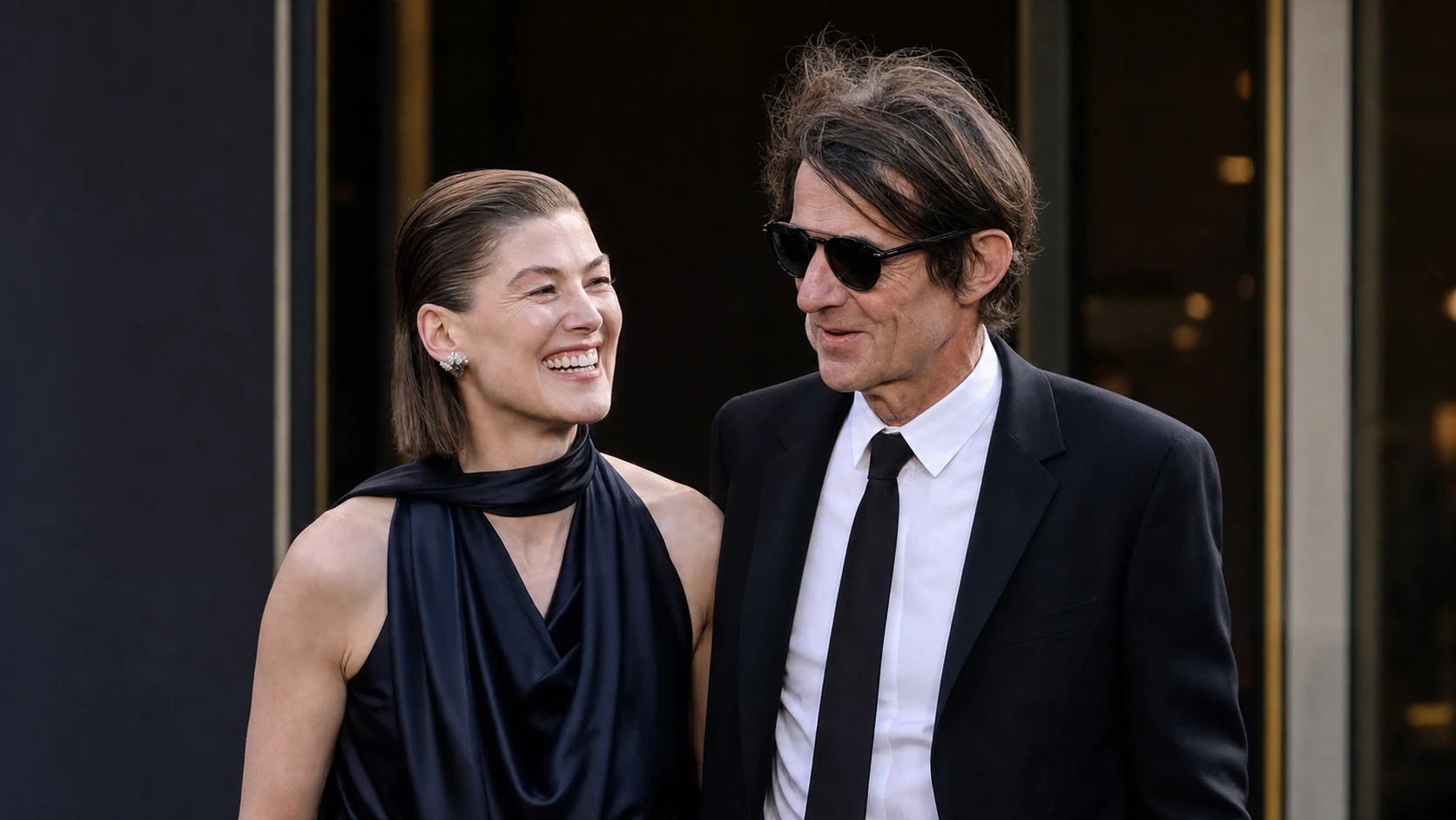 Relationship with Rosamund Pike - Robie Uniacke