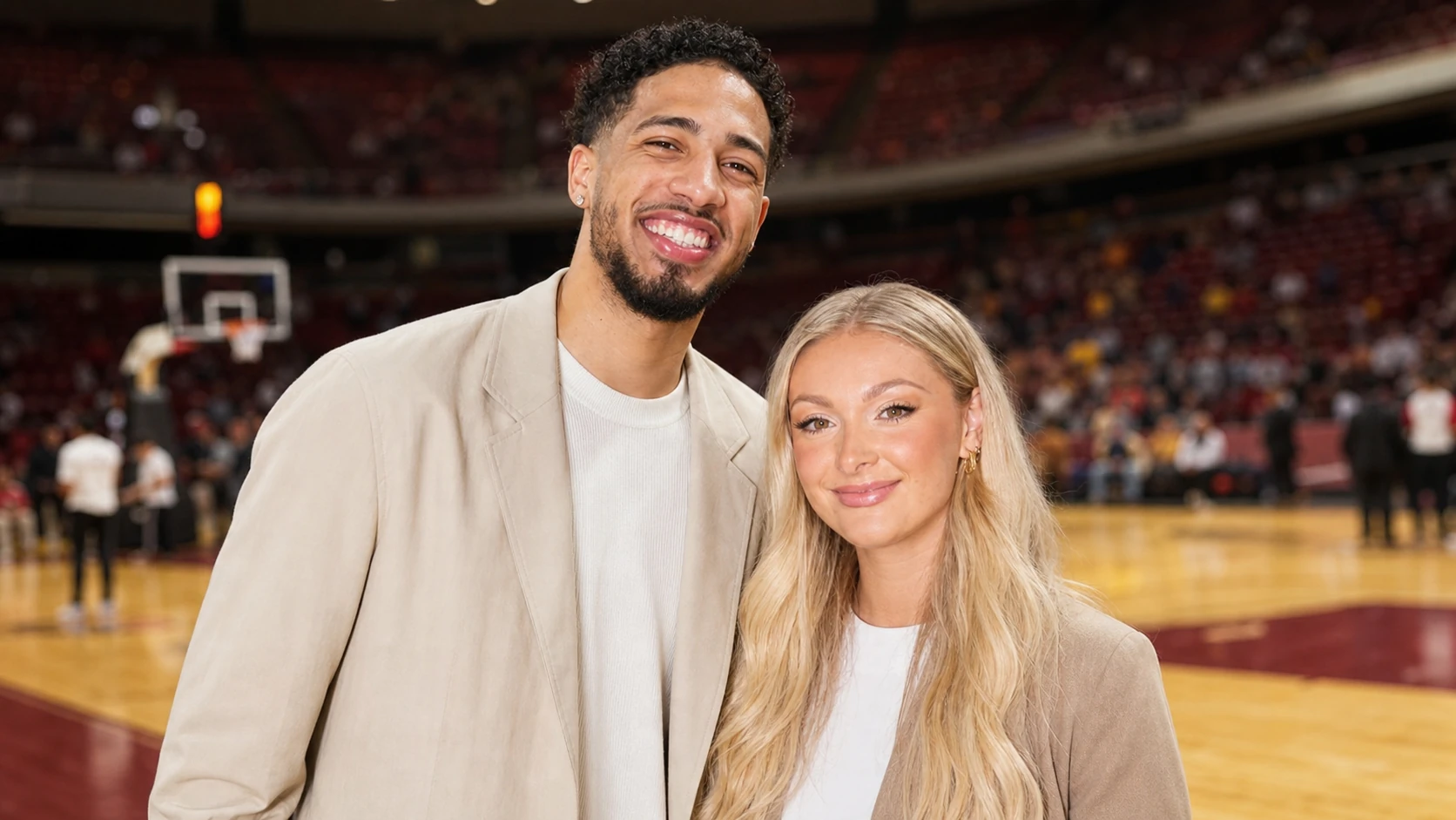 The engagement at Hilton Coliseum - Tyrese Haliburton Wife