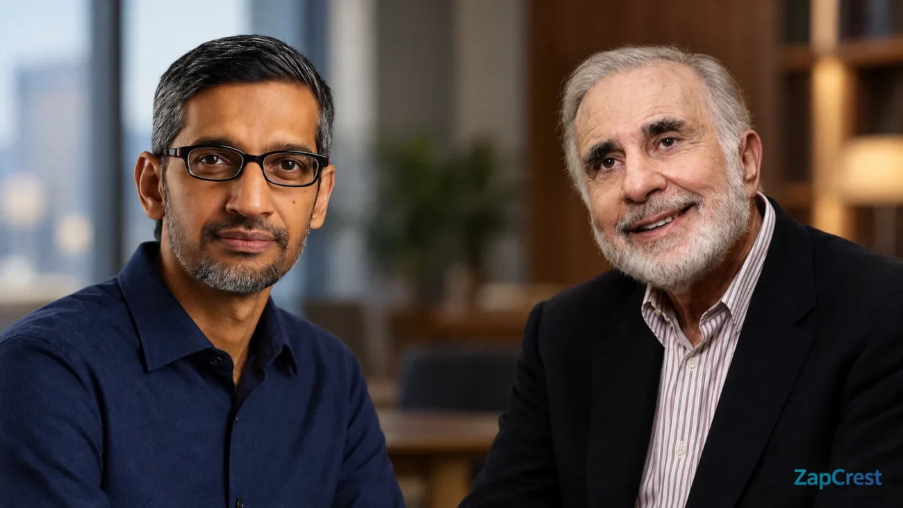 sundar pichai and carl icahn